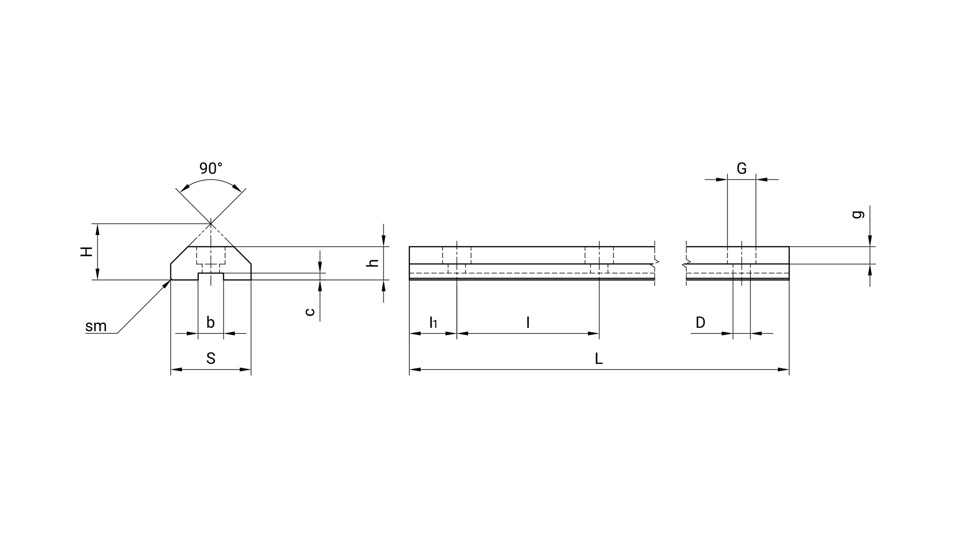 GU 28 MT 棱柱型直线导轨